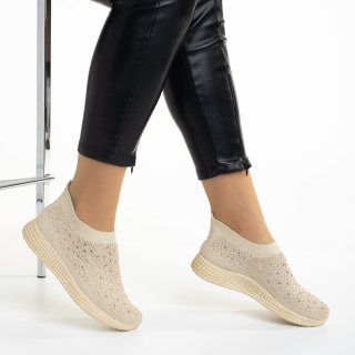 Love Sales - Отстъпки Дамски спортни обувки  бежови  от текстилен материал  Sorrel Промоция