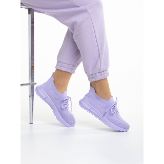 Love Sales - Отстъпки Дамски спортни обувки  лилави  от текстилен материал  Dasa Промоция