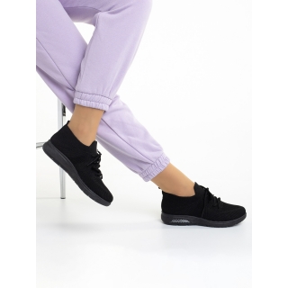 Love Sales - Отстъпки Дамски спортни обувки  черни  от текстилен материал  Alena Промоция