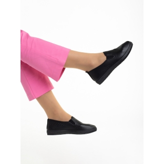 Easter Sale - Отстъпки Дамски обувки черни  от еко кожа Grazia Промоция