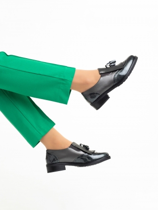 Back to School - Отстъпки Дамски обувки черни от еко кожа  Araminta Промоция