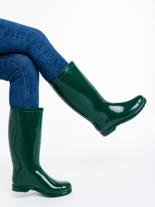 Women's Month - Отстъпки Юношески чизми зелени от каучук Flaviana Промоция
