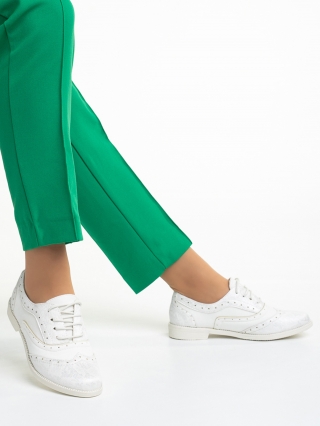 Women's Month - Отстъпки Дамски обувки  бели от еко кожа Ragna Промоция
