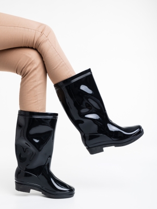 Women's Month - Отстъпки Дамски чизми черни от каучук Keilantra Промоция