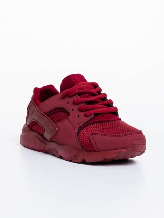 Easter Sale - Отстъпки Детски спортни обувки винено червени от текстилен материал Ramana Промоция